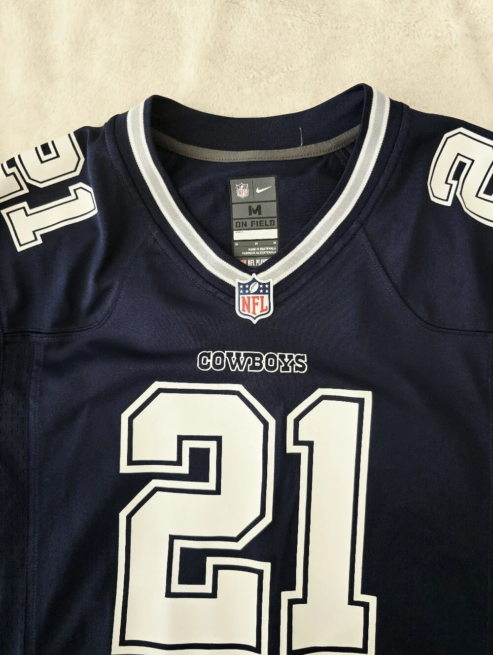 Nike Men’s Dallas Cowboys #21 Navy Vapor Limited Football Jersey, Size M